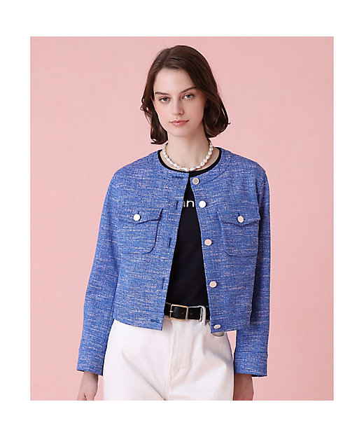 セットアップ対応商品】スラブツイードブルゾン | ANAYI/アナイ | 三越