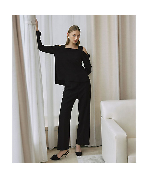 別注】ダブルクロスドレープスリーブブラウス | ANAYI/アナイ | 三越