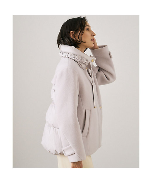 ウール切り替えダウンショートコート | ANAYI/アナイ | 三越伊勢丹