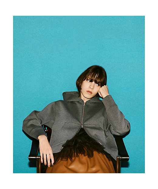 チュールドッキングサテンキャミブラウス | allureville (Women