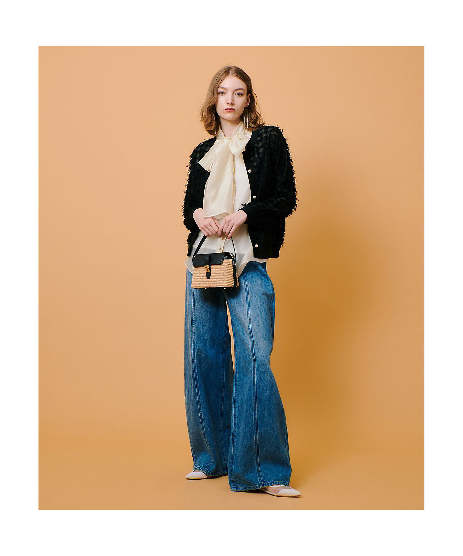 シアーカットジャガードカーディガン | allureville (Women