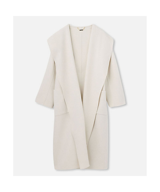 カシミヤ混リバービックショールコート | allureville (Women