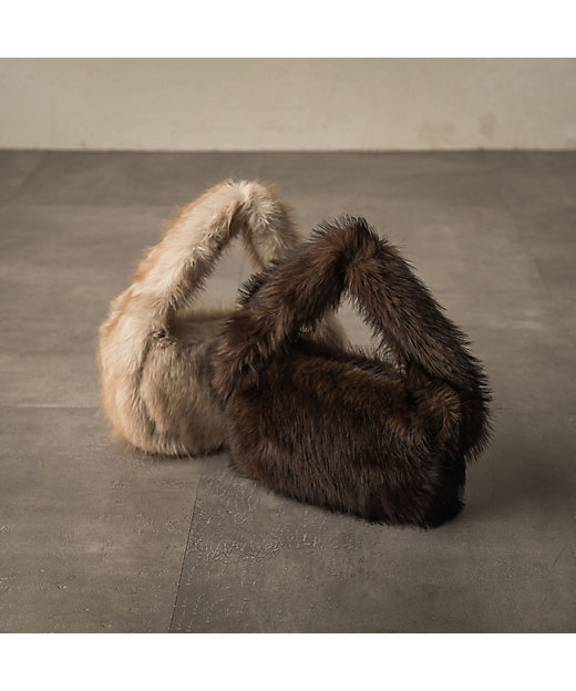 ワンハンドルフェイクファートートバッグ | MAYSON GREY（Women