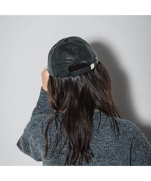 レザーベースボールキャップ | MAYSON GREY（Women）/メイソングレイ