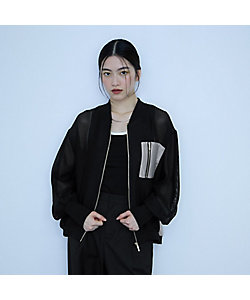 ナイロン中綿フードMA－1ジャケット≪手洗い可能≫ | VICKY（Women