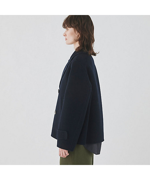 ウールカシミヤダブルフェイス Pコート | GALERIE VIE (Women