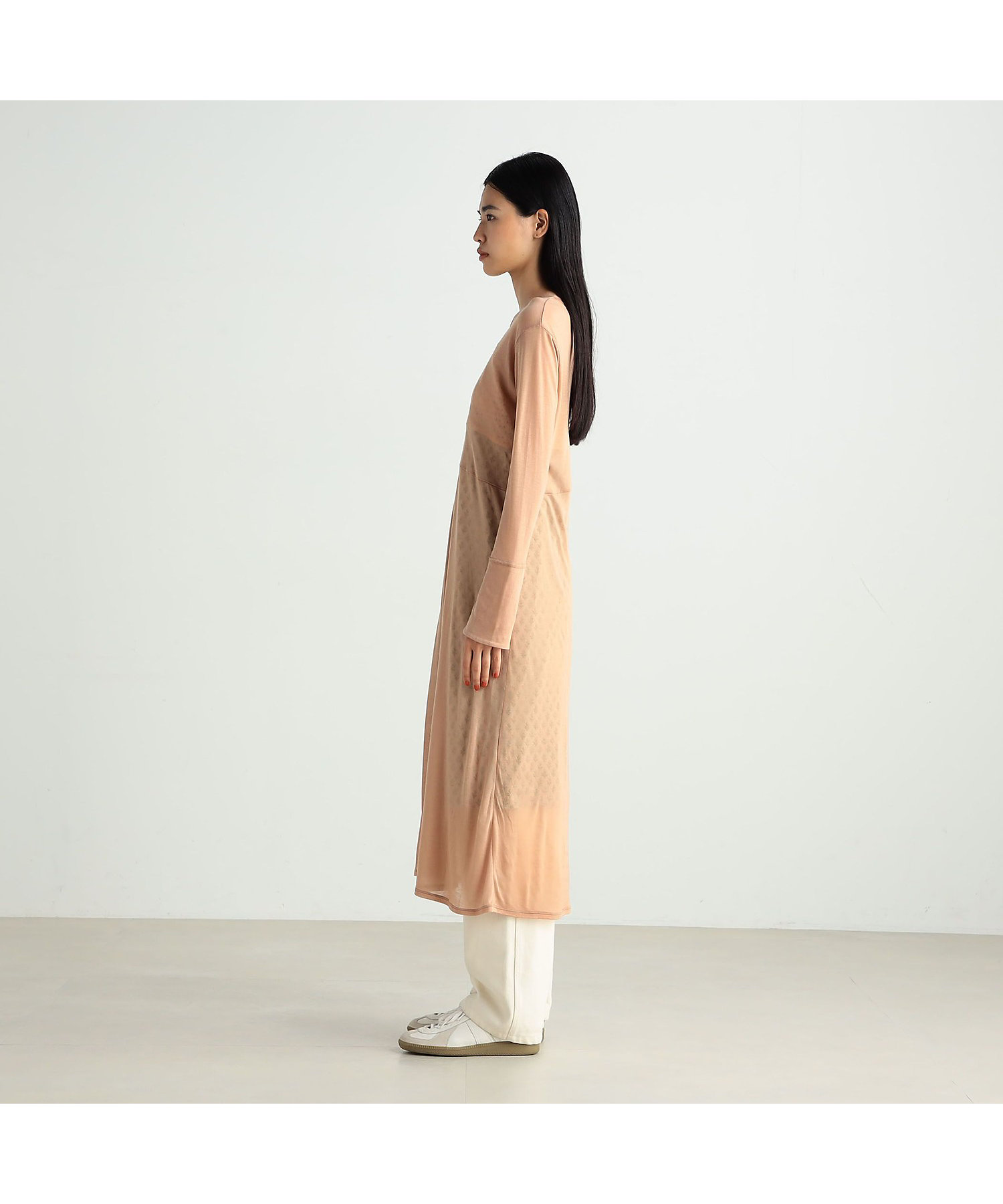 シルクジャージーミドルワンピース | maison TOMORROWLAND/メゾン