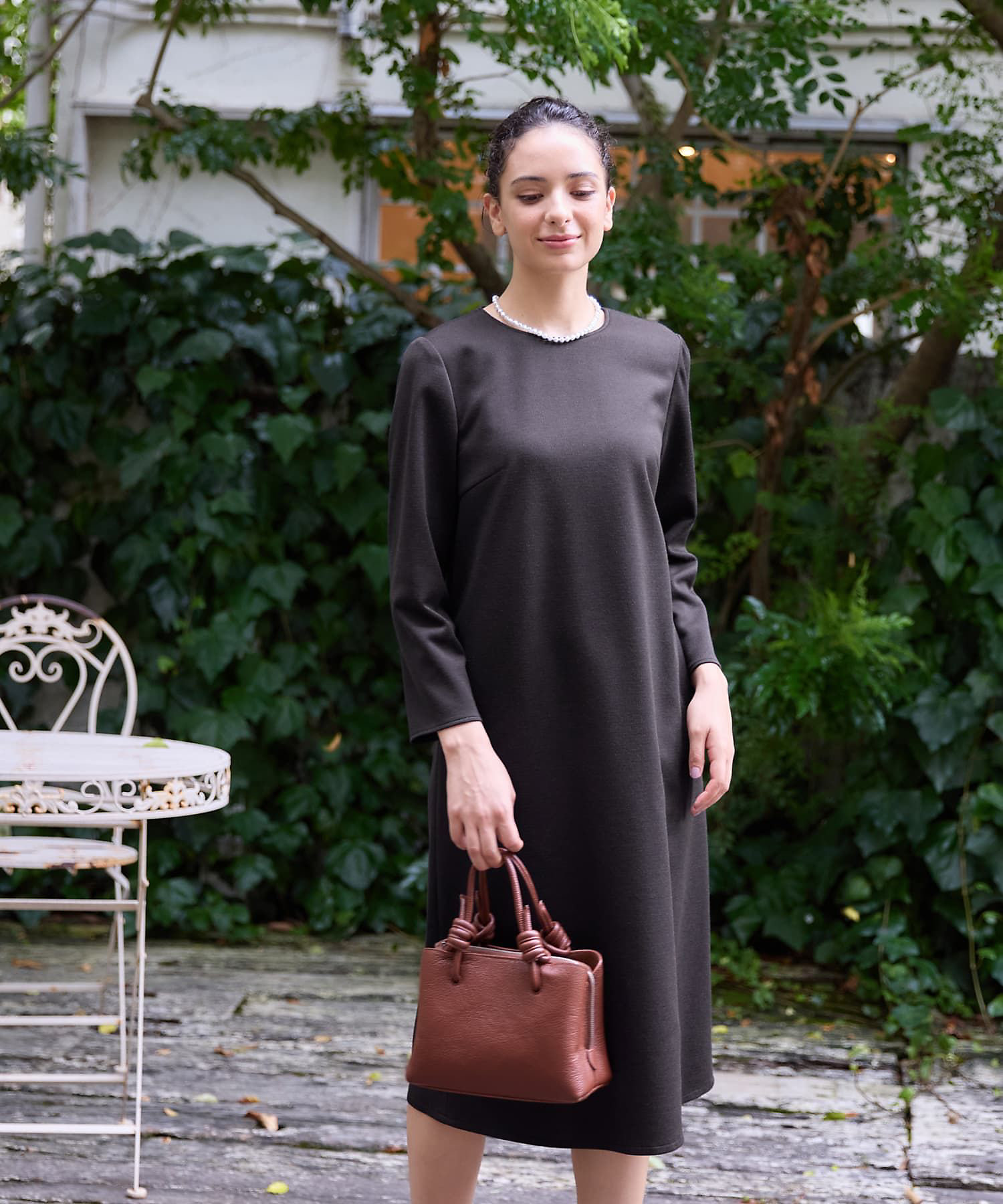 きれいめ】洗える Aラインワンピース | CARA O CRUZ (Women)/キャラ