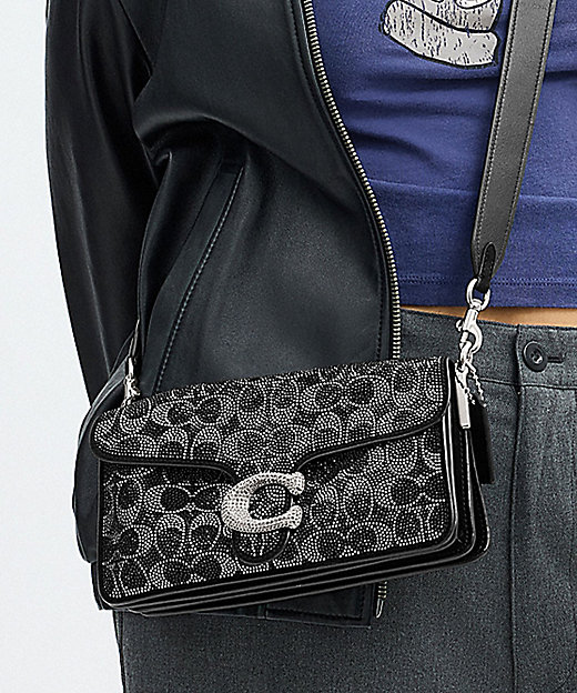 タビー ショルダー バッグ 26・シグネチャー ビーディング | COACH