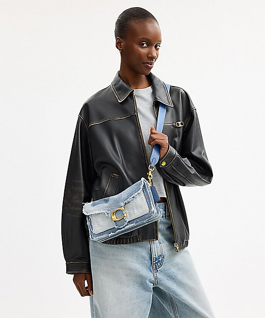 タビー ショルダー バッグ 26・リパーパス デニム パッチワーク