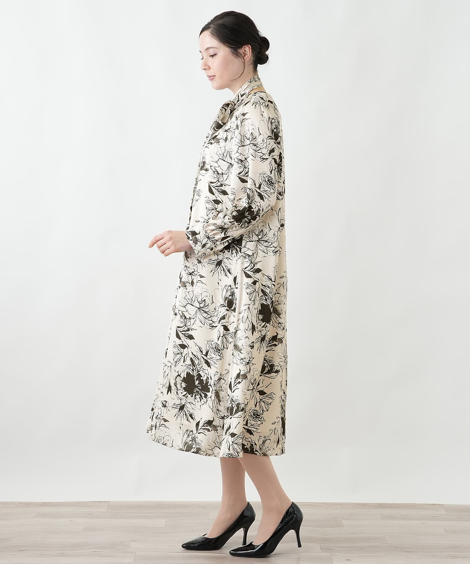 花柄ワンピース【26年2月カタログ】 | Leilian plus house (Women