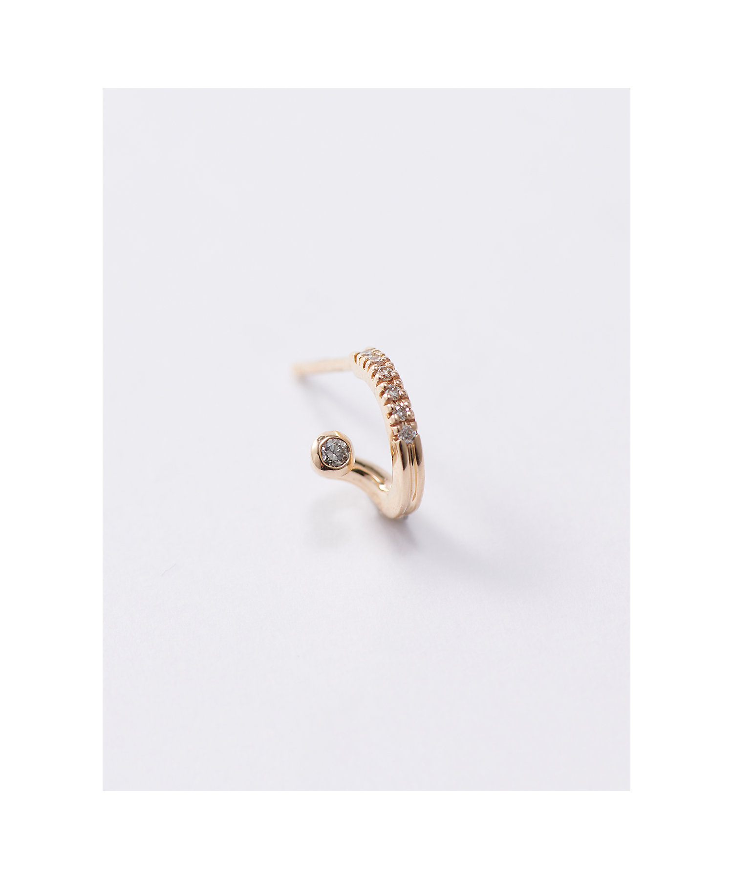 Drosera ダイヤモンド ピアス 右耳用 ※シングル | Hirotaka