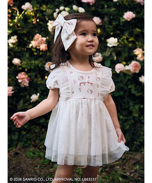 HELLO KITTY 総柄チュールロンパース JBCO261904