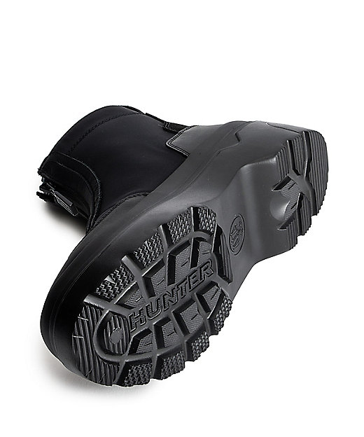 エクスプローラー アンクル ジップ フラットフォームブーツ | HUNTER