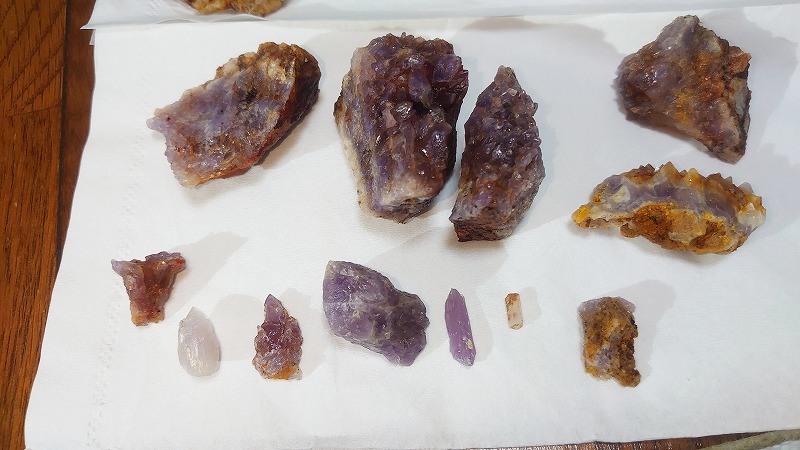 本日限定】国産鉱物 富井鉱山 紫水晶群晶 本日限定】国産鉱物 富井鉱山