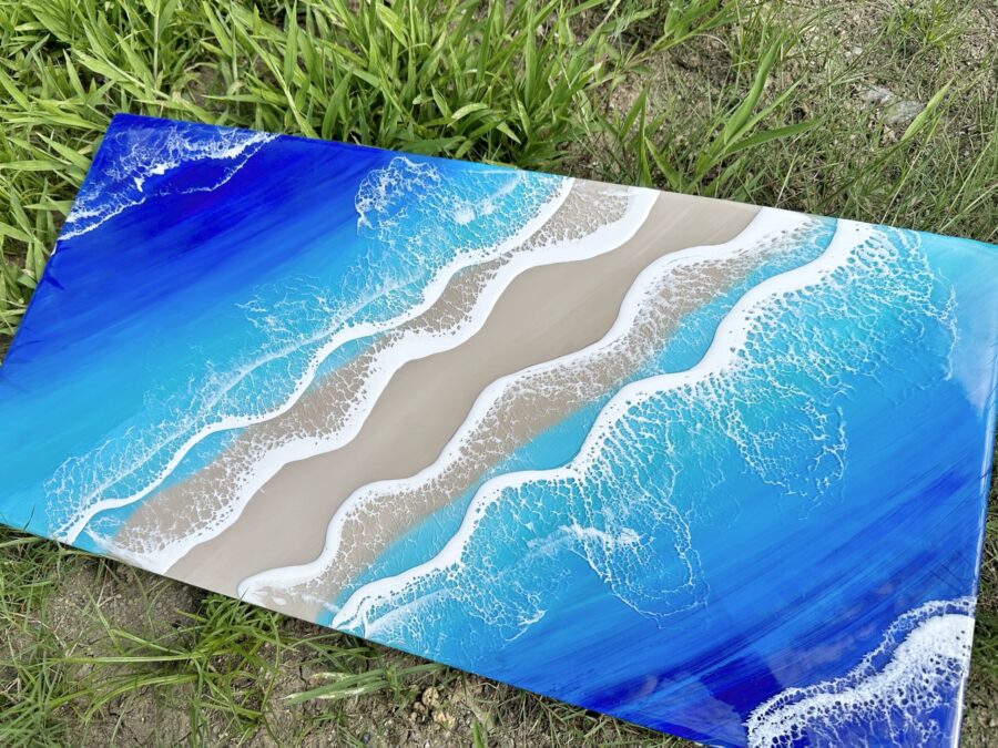 沖縄・石垣島】レジンアート手作り物販◇オーシャンアートボード （300