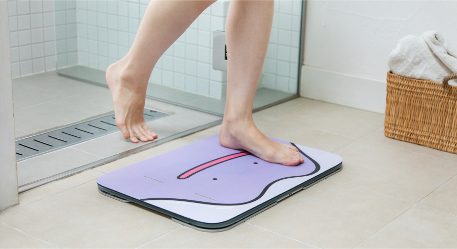 スマートバスマット 体組成計 ポケモンモデル「ピカチュウとカビゴンの
