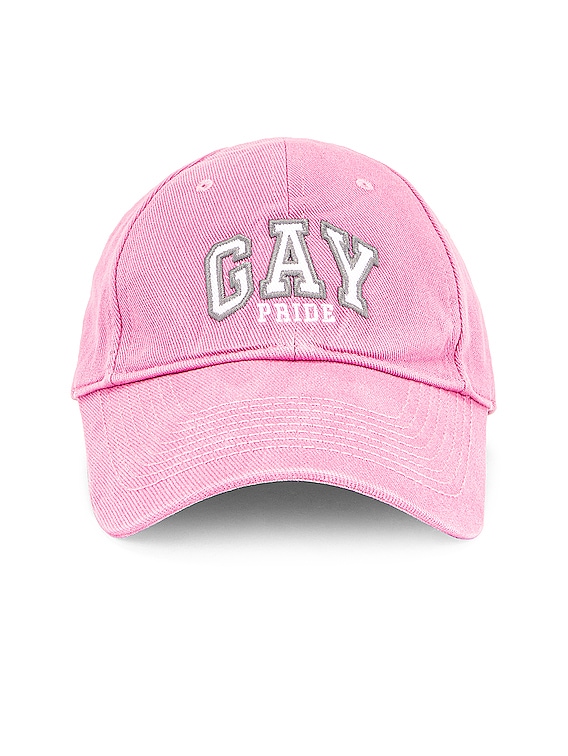 Balenciaga Gay Pride Hat in Light Pink | FWRD