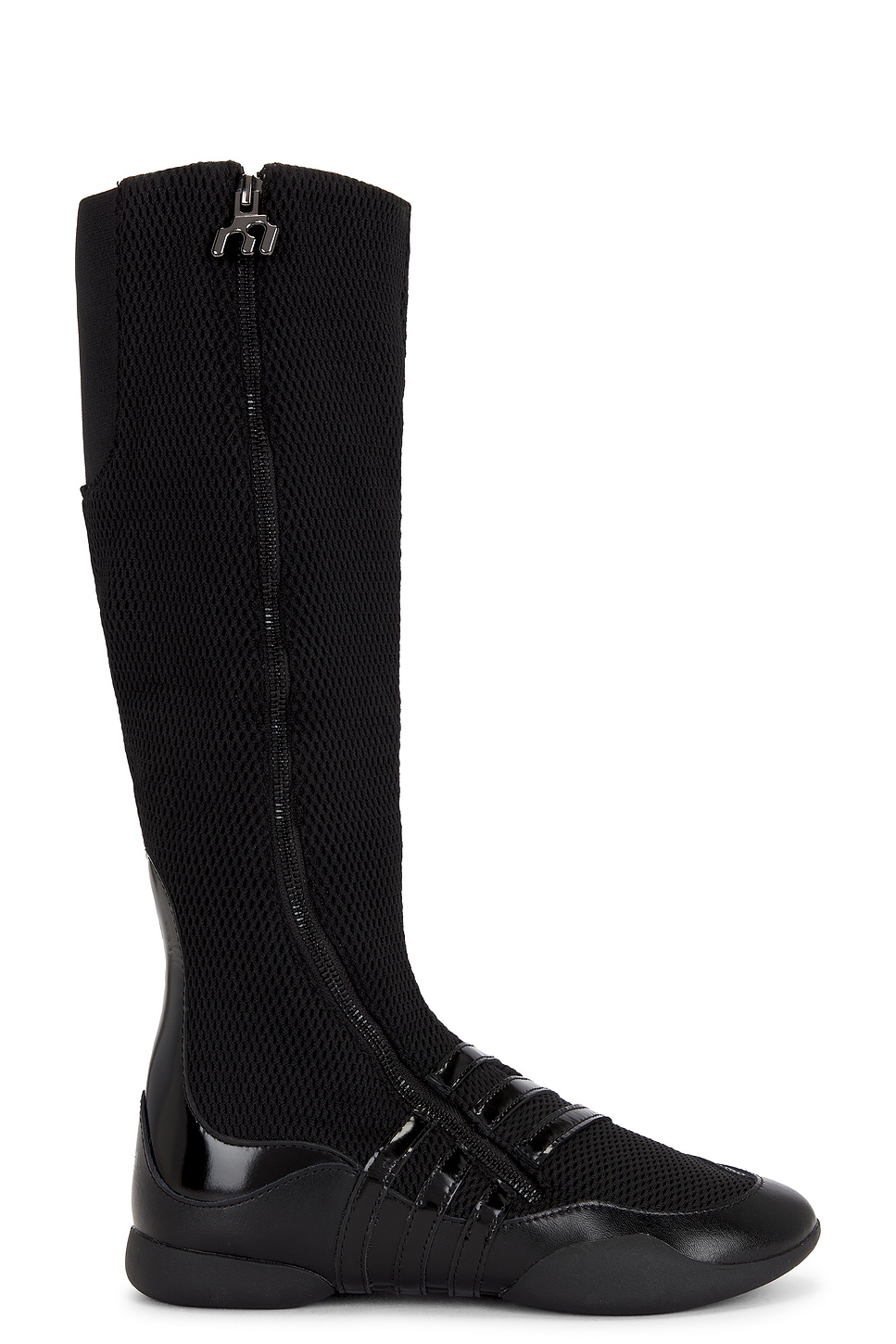 adidas Originals x Miaou Boot in Core Black & Silver Metallic