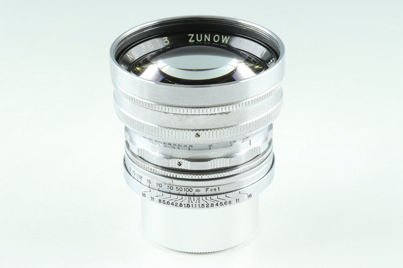 Zunow 50mm F/1.1 Lens for Leica L39 *購入希望の方は弊社までご連絡