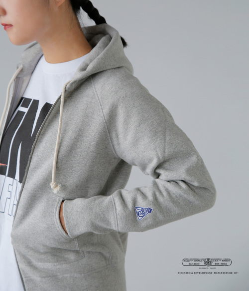 R & D.M.Co-(オールドマンズテーラー) ソフト裏起毛ジップアップ