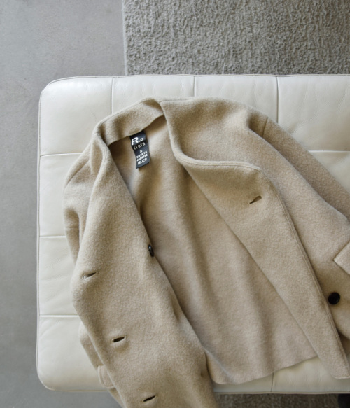 R & D.M.Co- オールドマンズテーラー ウール フェルト ニット ダブル