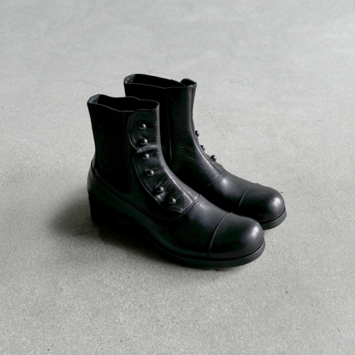 BEAUTIFUL SHOES ビューティフルシューズ レザー ボタンド サイドゴア