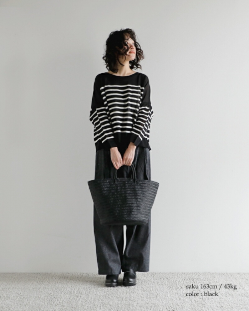 Aeta アエタ カウレザー バスケットL kg03-rb | iroma..aranciato