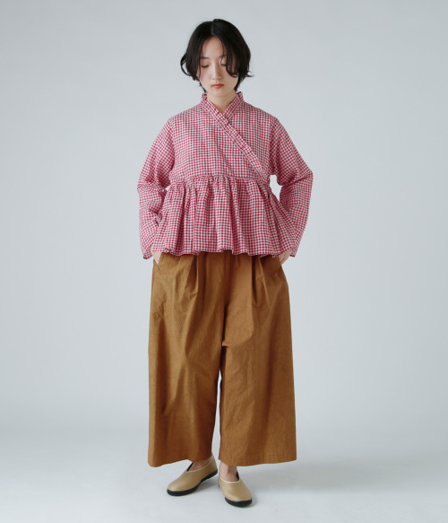 maison de soil メゾン ド ソイル ハンドウーブン コットン シルク