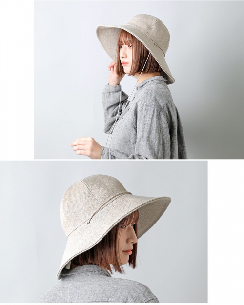 mature ha. マチュアーハ リネン ガーデン ハット “linen garden hat