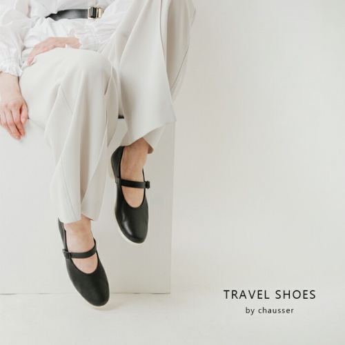 TRAVEL SHOES by chausser トラベルシューズバイショセ レザー ワン