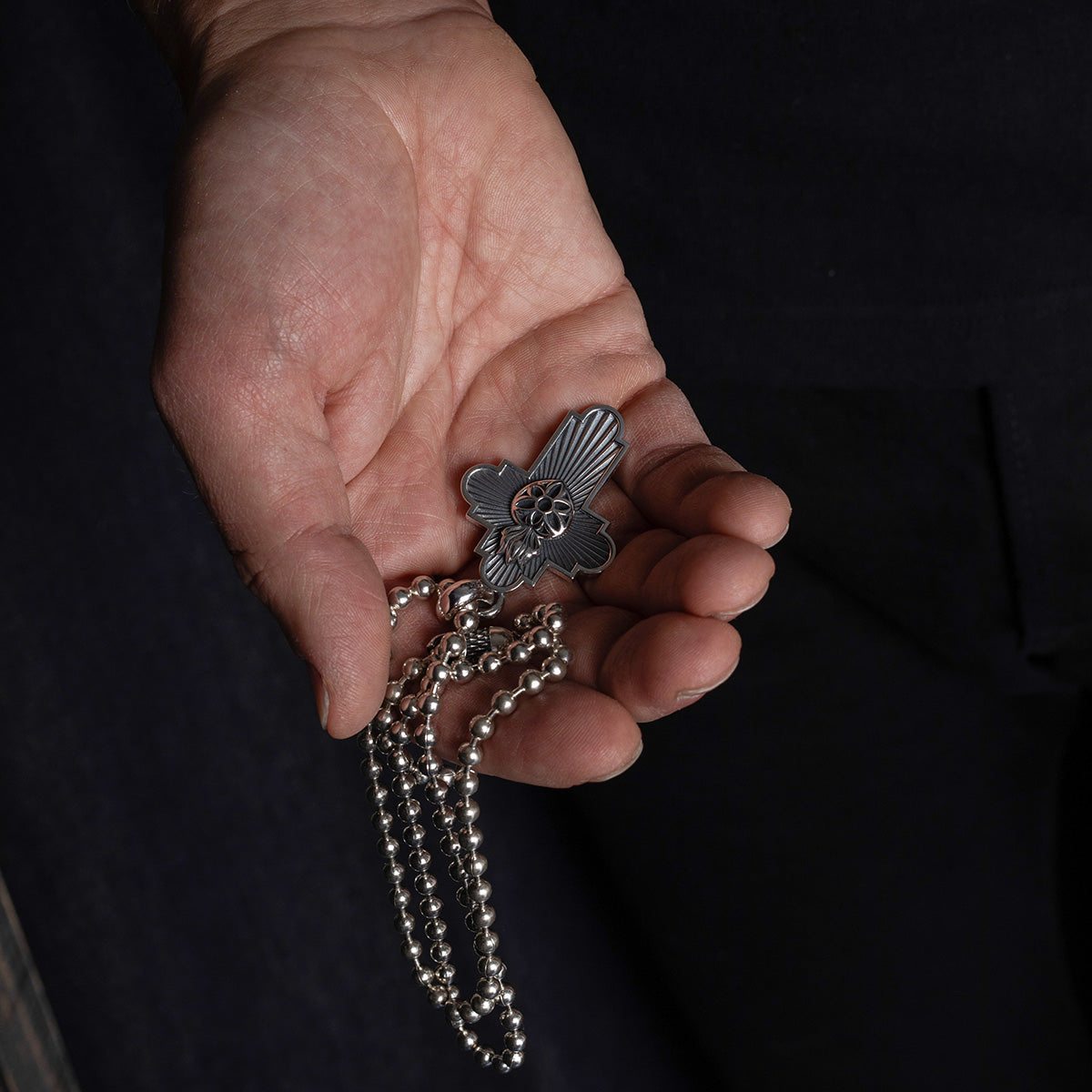 GA-JIMMY-CROSS-PEN-A - GOOD ART HLYWD Jimmy Cross Pendant A