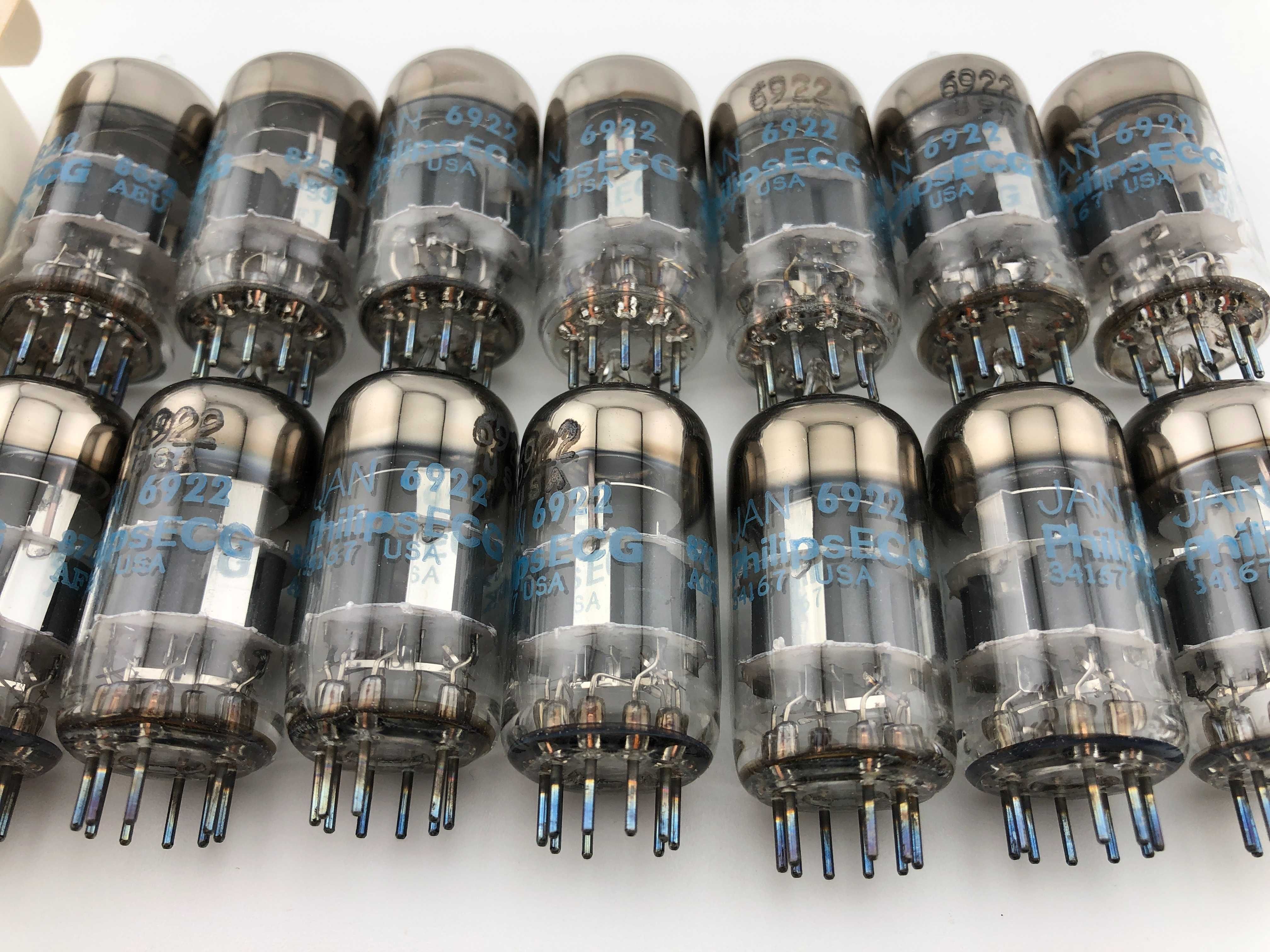 ECC88 E88CC 6922 JAN Philips ECG USA NOS NIB Dobrana Para 6DJ8