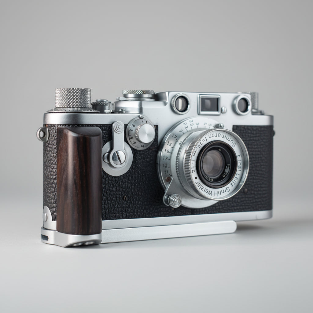Wood Grip for Leica Barnack 3f/3g 📷 Elevate Your Experience