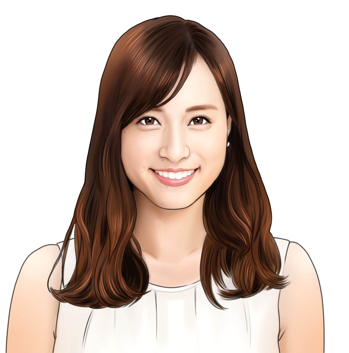 テレビ番組用イラスト制作！芸能人リアル似顔絵！ - テレビ番組用