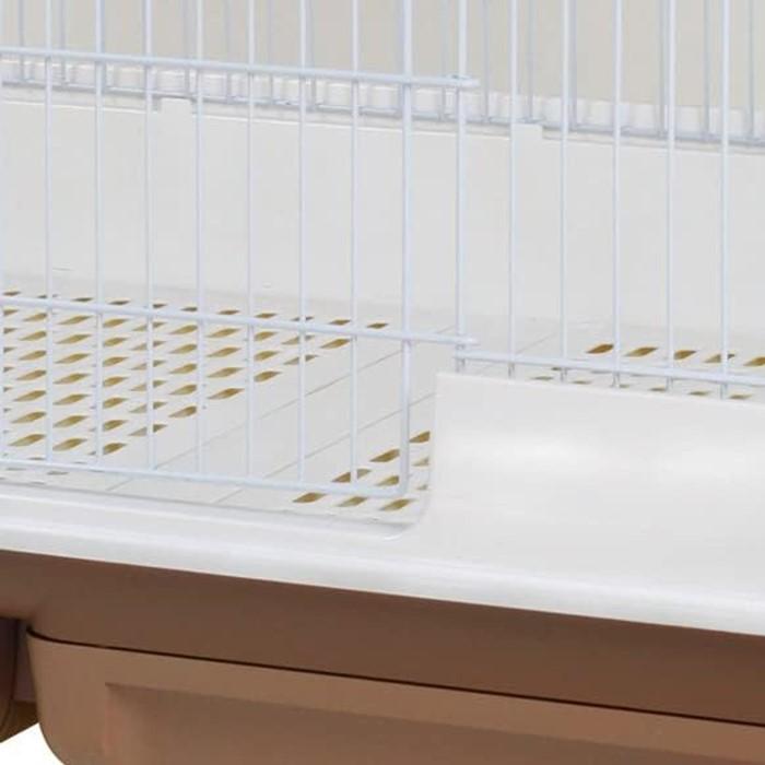 マルカン ウサギケージ うさぎのカンタンおそうじケージ ブラウン