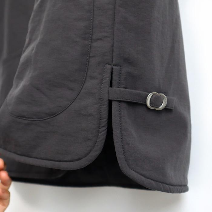 ARAN（アラン）ナイロンタッサー ベスト（ダークグレー） : 5minutes