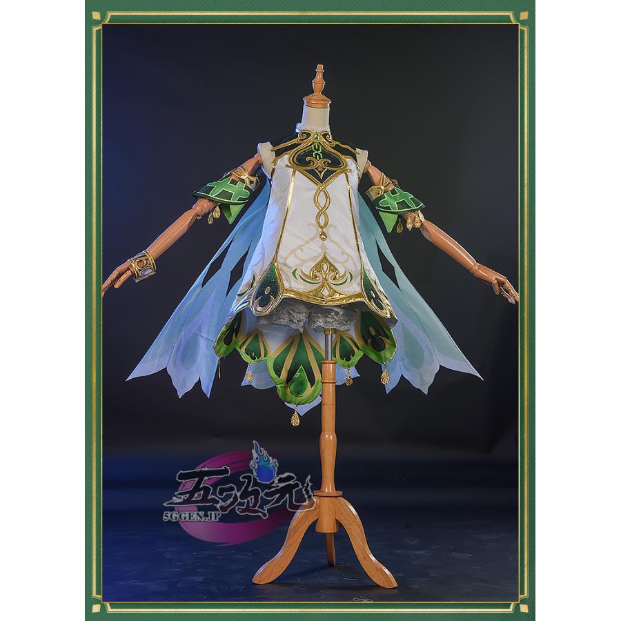 五次元 基萌 原神 コスプレ ナヒーダ 衣装 ※ウイッグ 追加可 : 五次元