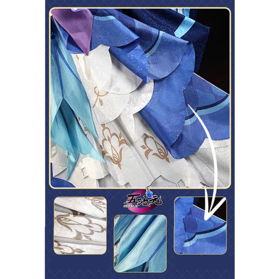 江南猫次 原神 コスプレ フリーナ プネウマ・ウーシア 衣装 ※ウィッグ