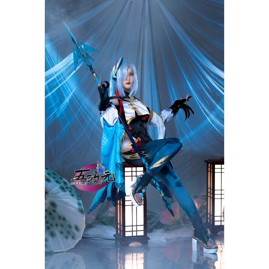 江南猫次 原神 コスプレ 申鶴 しんかく 衣装 ※ウィッグ 靴 武器 追加可