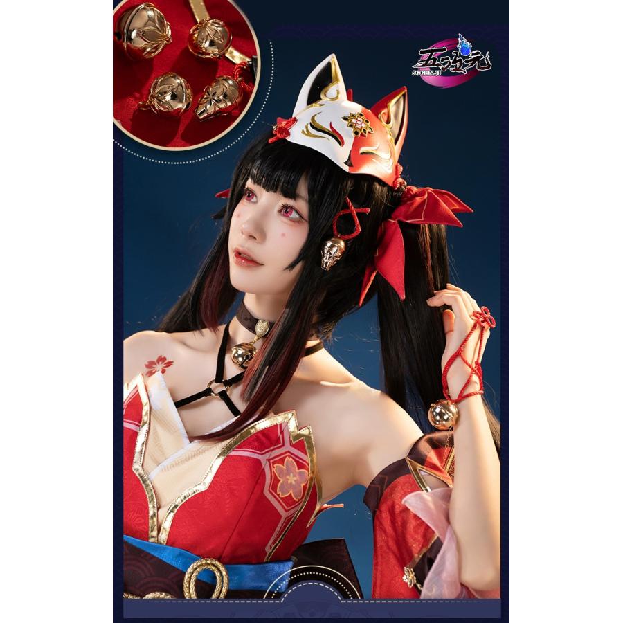 崩壊スターレイル 花火 コスプレ 衣装 ウィッグ 靴 銃 フルセット