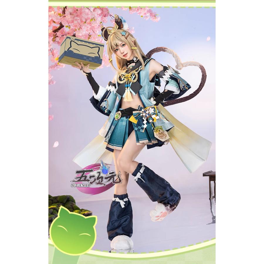 猫屋小舗 原神 コスプレ 綺良々 きらら 衣装 ※ウィッグ 追加可 : 五