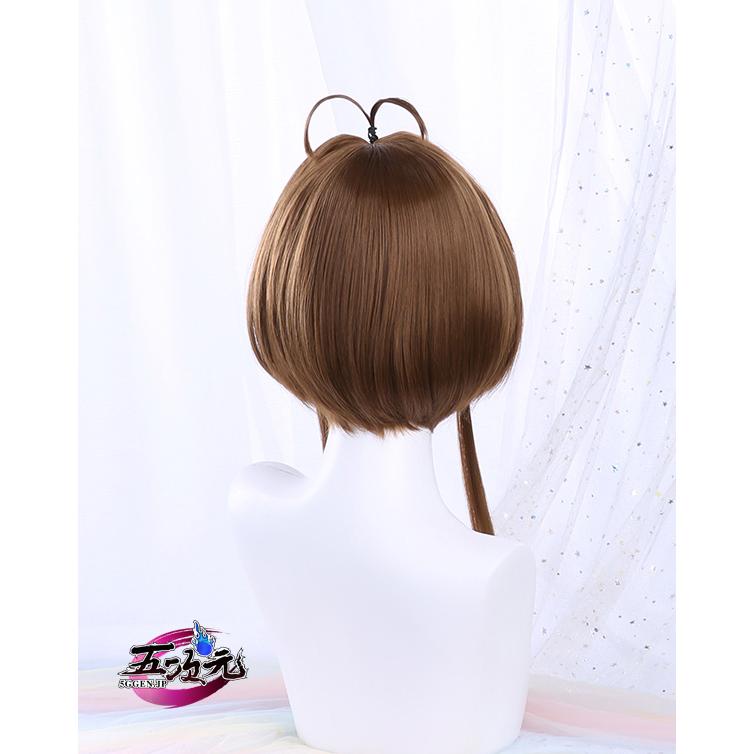 三分妄想 カードキャプターさくら コスプレ 木之本桜 ウィッグ : 五
