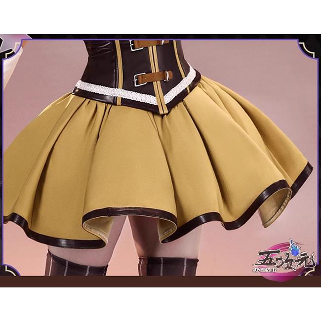 三分妄想 魔法少女まどか☆マギカ 巴マミ コスプレ衣装 ※ウィッグ 靴