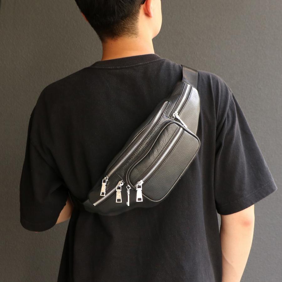 バッグ ボディバッグ メンズ 本革 牛革 レザー ショルダー 斜め掛け