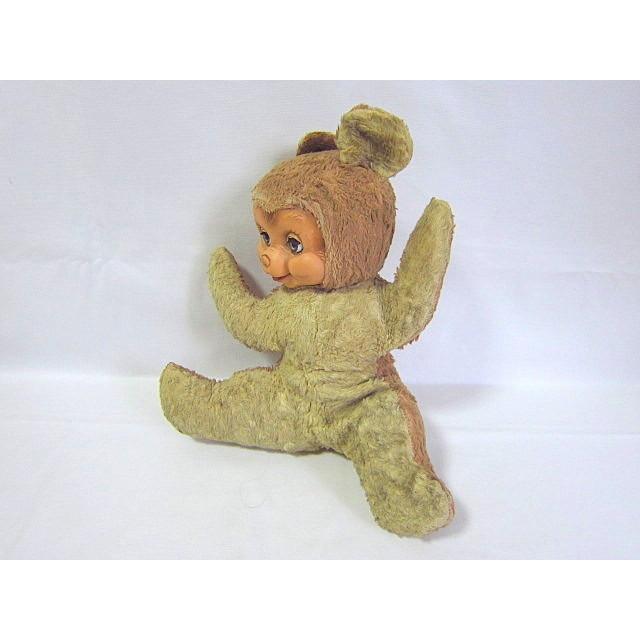 ビンテージ50's☆ラバーフェイスベアドール☆200522h2-dollアニマル