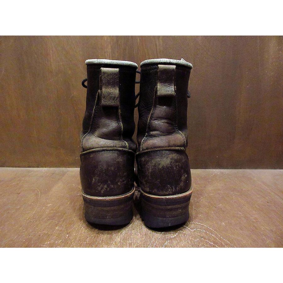 FRYEレディースレザーワークブーツ茶○230427k5-w-bt-24cm古着フライ