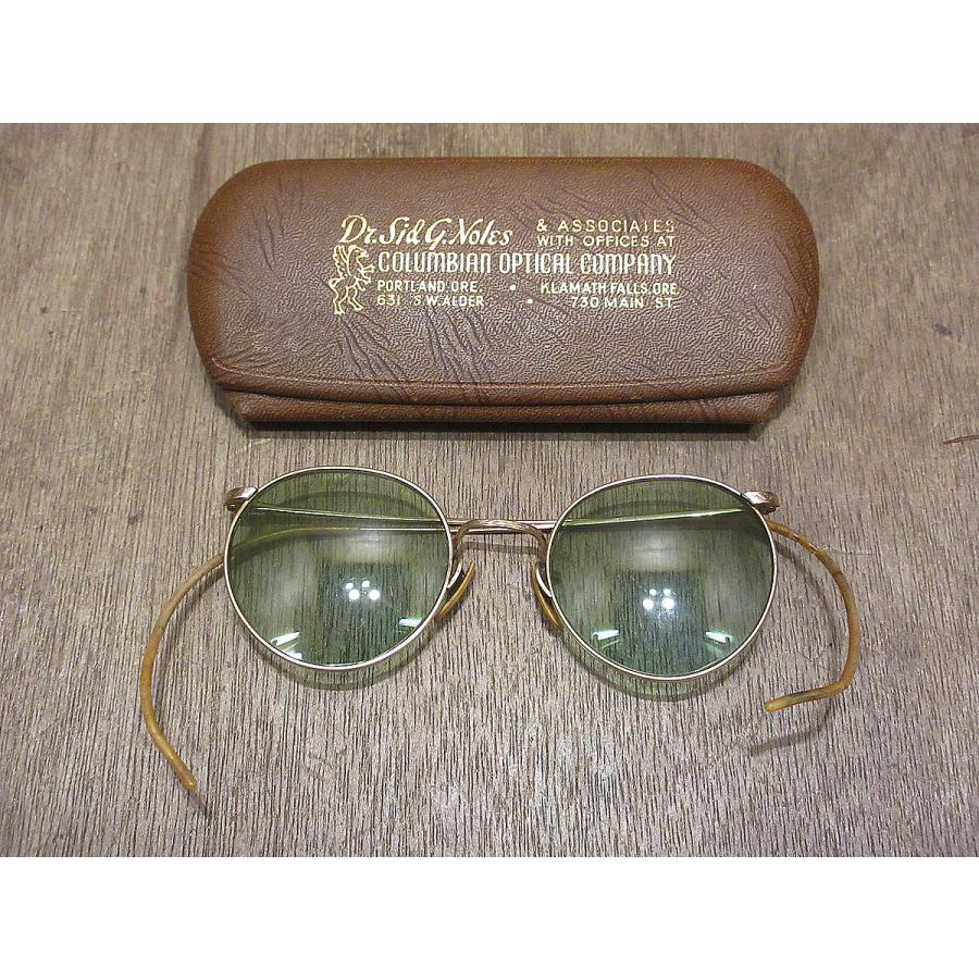 ビンテージ40's○ケース付きAmerican Optical 1/10 12KGF FUL-VUE彫金