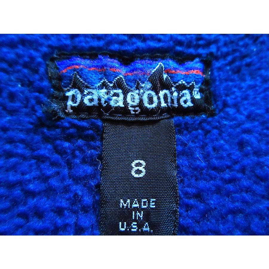 ビンテージ90's○Patagoniaシェルドシンチラ ジャケットグリーンsize 8