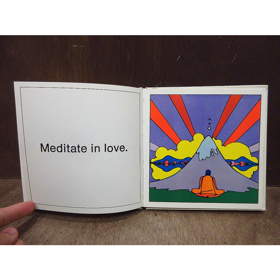 ビンテージ70's○Peter Max「LOVE」絵本○240603i5-otclctピーター